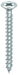 Bilde fra HECO-TOPIX-plus, elforsinket blå, senkehode med freselommer, Pozi-Driv, HELgjenget (variabel), 2,5 til 4,0