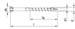 Bilde fra HECO-TOPIX-plus, listskrue, linsesenkehode med freseriller, elforsinket gul, DELgjenget, Torx, 3,5